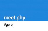 Meet.php #gpio