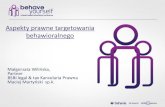 2011.03 Malgorzata Wilinska - Aspekty prawne reklamy behawioralnej