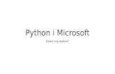 Python i Microsoft
