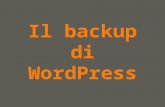 Il Backup Di Word Press
