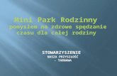 Mini Park Rodzinny – PomysłEm Na Zdrowe SpęDzanie   Wersja SkróCona  Office 2007