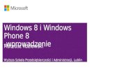 Windows 8 i windows phone 8 - wprowadzenie