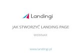 Jak stworzyć landing page - webinar