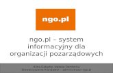 Portal ngo.pl – Iza Dembicka, Alina Gałązka, NGO.pl