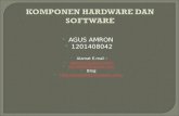 Komponen hardware dan software