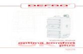 Kocioł Defro Optima Komfort Plus - instrukcja obsługi