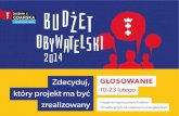 Budżet Obywatelski w Gdańsku 2014. Nadchodzi czas głosowania