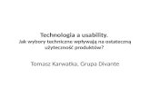 Technologia a usability