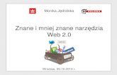 Znane i mniej znane narzędzia Web 2.0