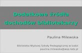 Dodatkowe źródła dochodów bibliotekarzy w Polsce
