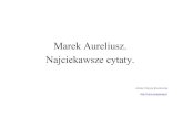 Marek Aureliusz - cytaty