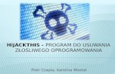 Hijackthis   program do usuwania złośliwego oprogramowania