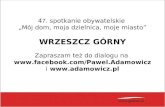 Prezentacja spotkanie z mieszkańcami dzielnicy Wrzeszcz Górny