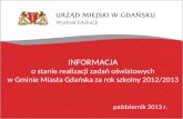 Informacja 2012 2013 edukacja
