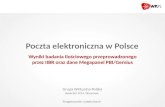 Poczta elektroniczna w Polsce - 2014
