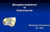 Bezpieczny Internet - Martyna Mosiewicz