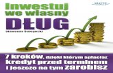 Inwestuj we własny dług / Sławomir Śniegocki
