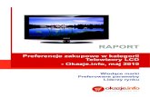 Raport: Preferencje zakupowe w kategorii Telewizory LCD - Okazje.info, maj 2010