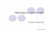 Tomasz winiecki. hipoksja w radioterapii   konspekt