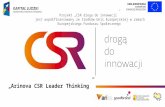 CSR drogą do innowacji