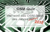 OSM Quiz 2012