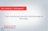 Łukasz Brzeziński - Jak zarabiać z Wikingami? Czyli monetyzacja portalu internetowego w Norwegii
