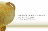 Geografia boliviana y de la region