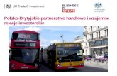 Polsko-Brytyjskie partnerstwo handlowe i wzajemne relacje inwestorskie