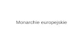 Monarchie europejskie