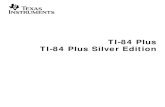 TI-84 Plus TI-84 Plus Silver Edition