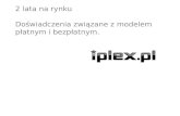 iplex - dwa lata na rynku VOD, model płatny vs darmowy. Autor: Łukasz Skrzypek