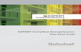 EXPERT Certyfikat Energetyczny-Pierwsze Kroki 2.0