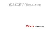 Adam Mickiewicz - Ballady i Romanse