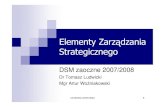 DSMzaoczne - Model Strategii
