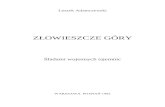 Leszek Adamczewski - Zlowieszcze Gory