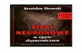 Sieci Neuronowe w Ujeciu Algorytmicznym Stanisław Osowski