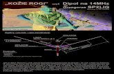 Dipol na 20m by SP2LIG