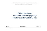 Biuletyn Informacyjny Infrastruktury 3/2011