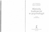 Shaughnessy J. J., Zechmeister E. B. - Metody Badawcze w Psychologii