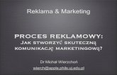 Reklama i Marketing - Proces Reklamowy