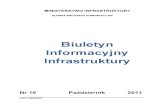 Buletyn Informacyjny Infrastruktury 10-2011