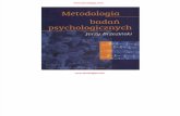 Metodologia Badan Psychologicznych-Jerzy Brzezinski