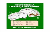 Nowoczesna Licytacja Relayowa - Dariusz Kowalski Fragment)