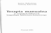 Terapia manualna w zespołach bólowych kręgosłupa lędźwiowo-krzyżowego - J. Słobodzian, A. Rakowski