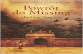 Abraham Verghese - Powrót do Missing