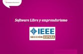Software libre y emprendimiento en IEEE Student Brunch