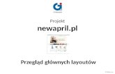 Gi4 - Magento - przegląd layoutów newapril.pl / review of layouts in newapril.pl project