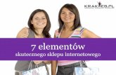7 element³w  skutecznego sklepu internetowego