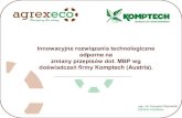Innowacyjne rozwiązania technologiczne odporne nazmiany przepisów dot. M-BPO wg doświadczeń firmy Komptech (Austria)