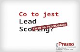 Lead Scoring  - tylko na przykładach